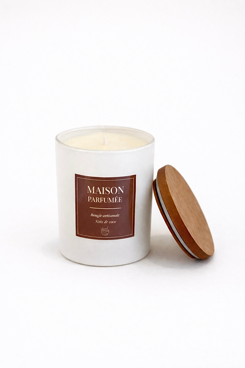 Bougie parfumée Noix de coco 200g